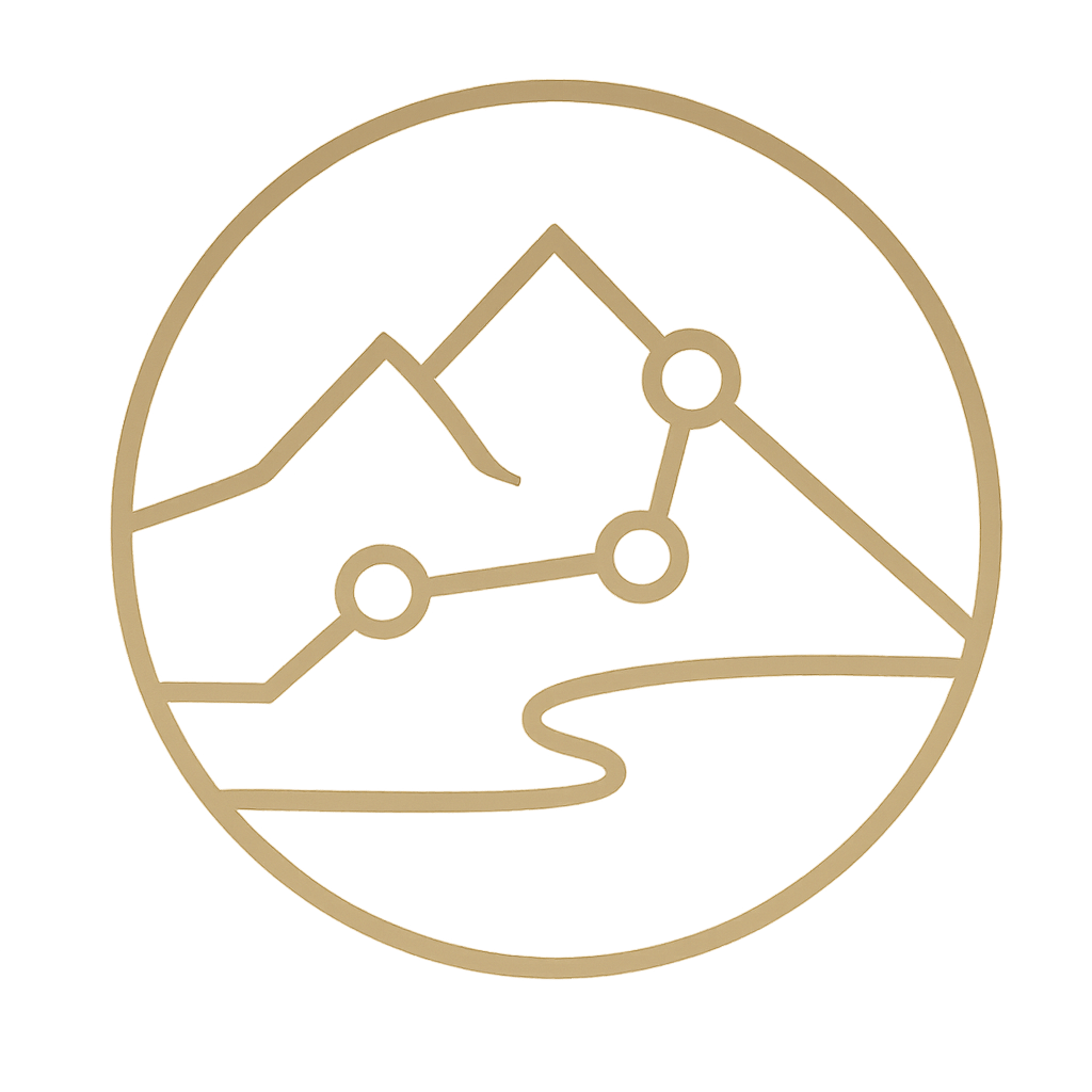 NORICUM KI Solutions - Automatisierte KI-Prozesse für Ihren Vertrieb und Kundenservice mit Kärntner Intelligenz - Logo Gold auf Navy